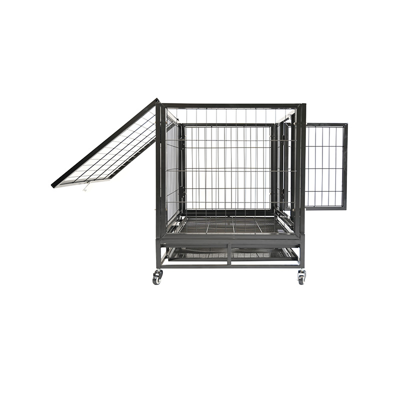 Gabbia per cani e gatti con gabbia pieghevole in metallo resistente DH120-3