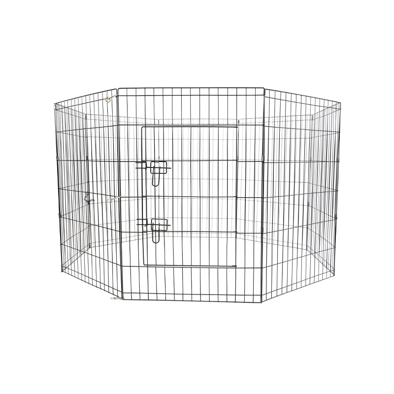 DH051-3 Box per cani in metallo da interno portatile a 8 pannelli