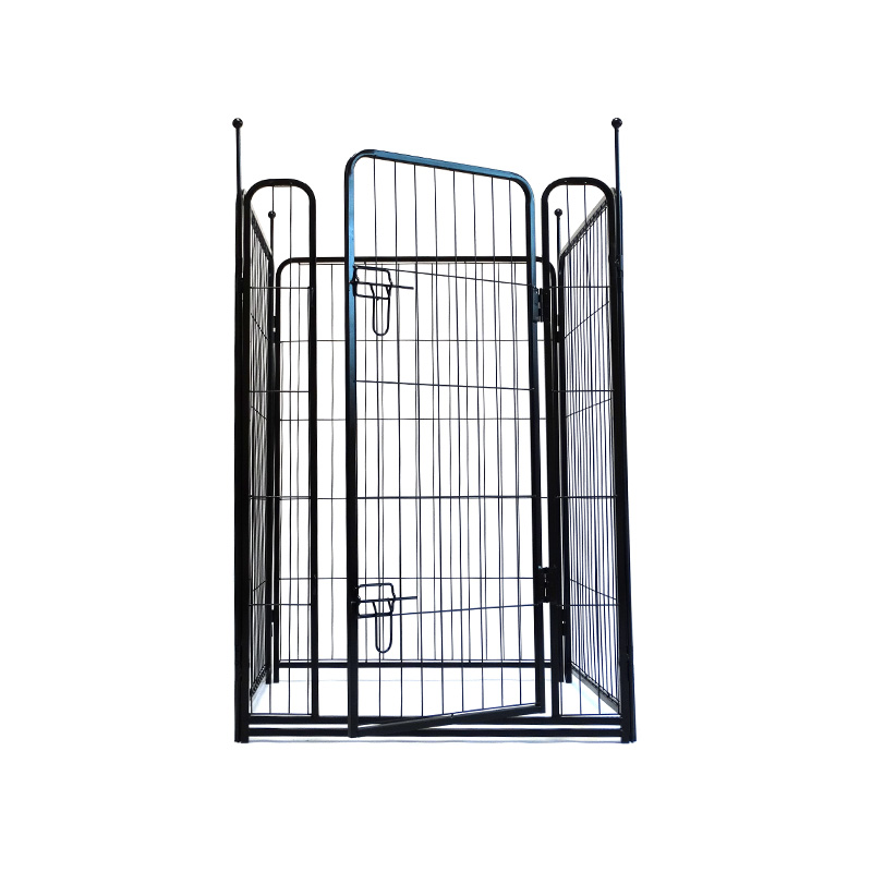 Box in metallo pieghevole per cani da compagnia 68 * 101 * 8 con porte